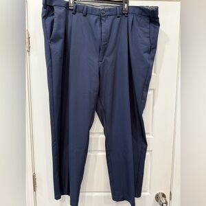 Men’s Haggar navy dress pants 48x30